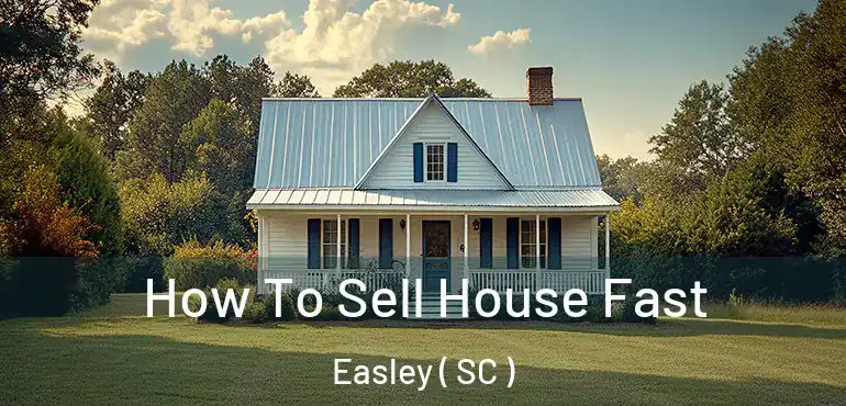 How To Sell House Fast Easley ( SC )