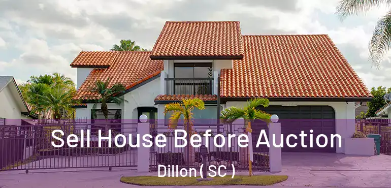 Sell House Before Auction Dillon ( SC )