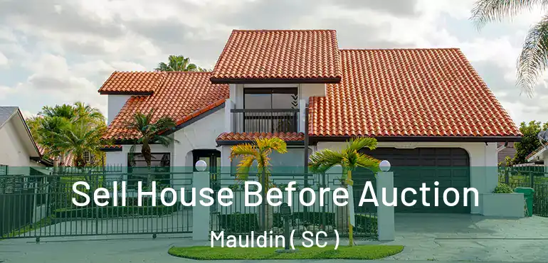 Sell House Before Auction Mauldin ( SC )