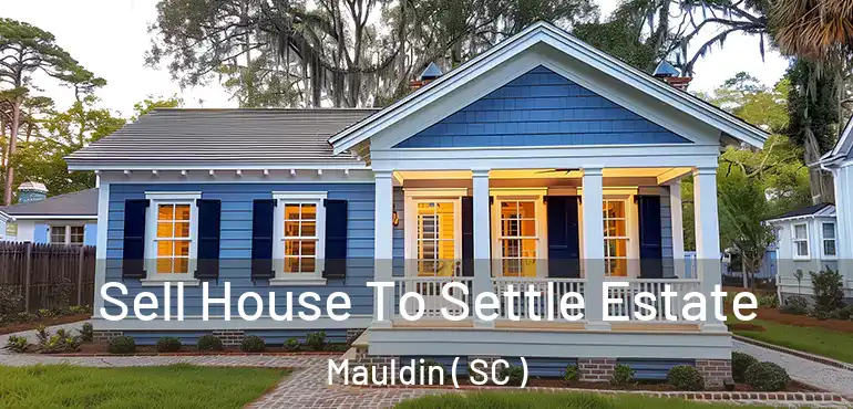 Sell House To Settle Estate Mauldin ( SC )