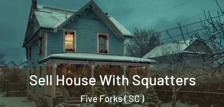 Sell House With Squatters Five Forks ( SC )