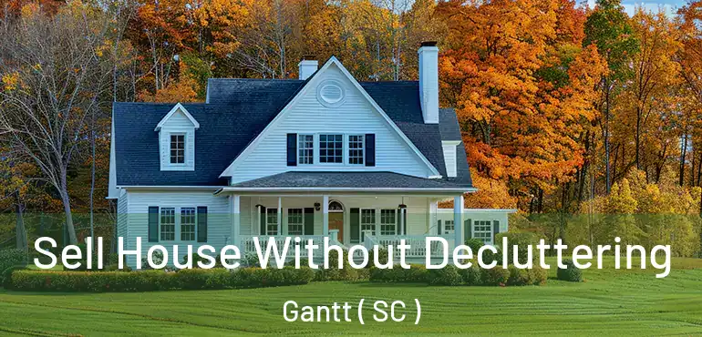 Sell House Without Decluttering Gantt ( SC )