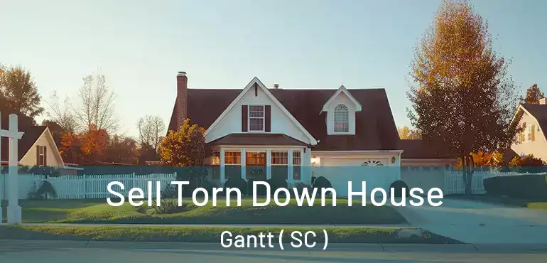Sell Torn Down House Gantt ( SC )