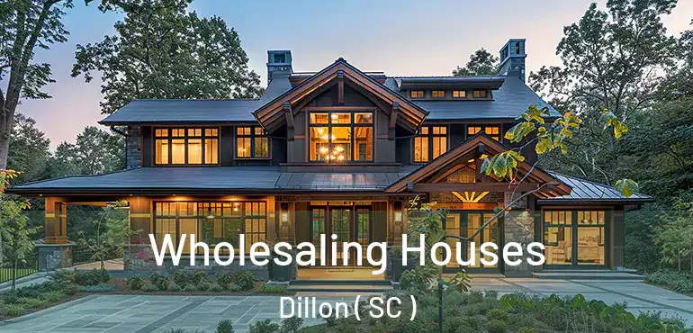 Wholesaling Houses Dillon ( SC )